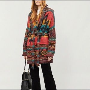 Free People aztec wild wild west sweater NWT
$125